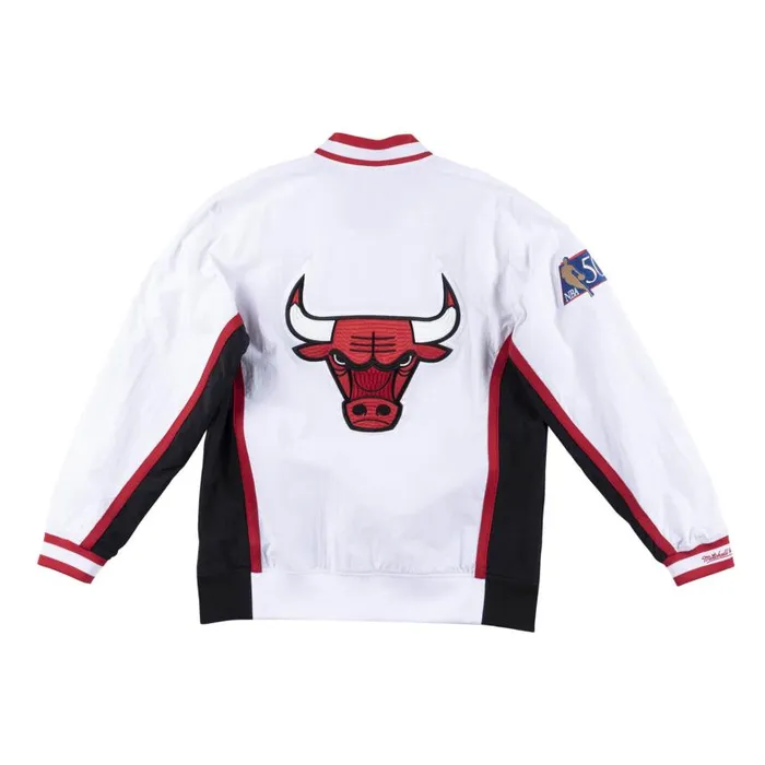 Mitchell and Ness Authentic Warm Up Jacket Chicago Bulls 199697 Men Jerseys Mitchell and Ness Authentic Warm Up Jacket Chicago Bulls 199697 Men Jerseys