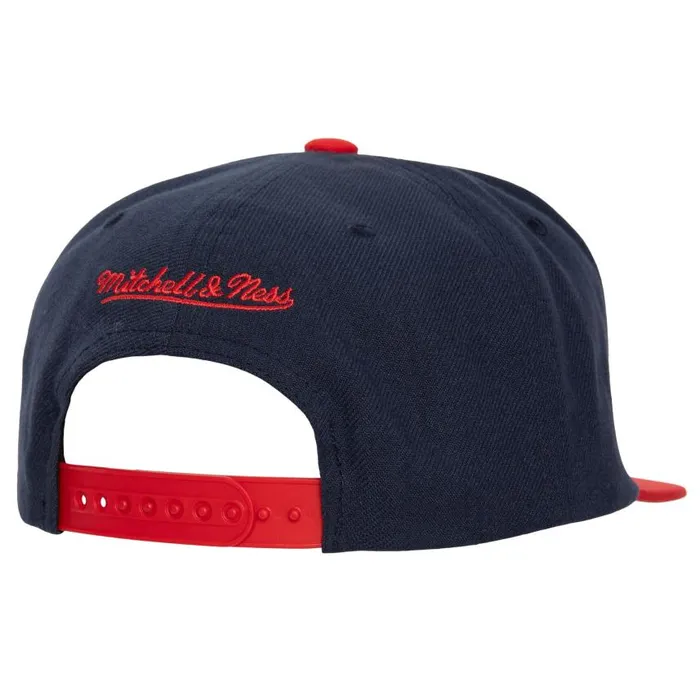 Mitchell and Ness Banners Up Snapback Coop California Angels Men Hats and Headwear