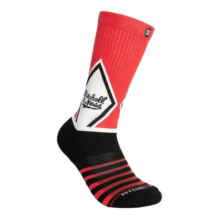 Mitchell and Ness Branded MandN Crew Sock Men Socks Mitchell and Ness Branded MandN Crew Sock Men Socks