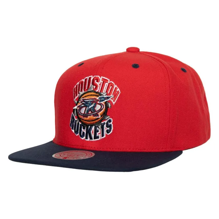 Mitchell and Ness Breakthrough Snapback HWC Houston Rockets Men Hats and Headwear Mitchell and Ness Breakthrough Snapback HWC Houston Rockets Men Hats and Headwear