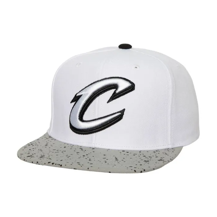Mitchell and Ness Cement Top Snapback Cleveland Cavaliers Men Hats and Headwear Mitchell and Ness Cement Top Snapback Cleveland Cavaliers Men Hats and Headwear
