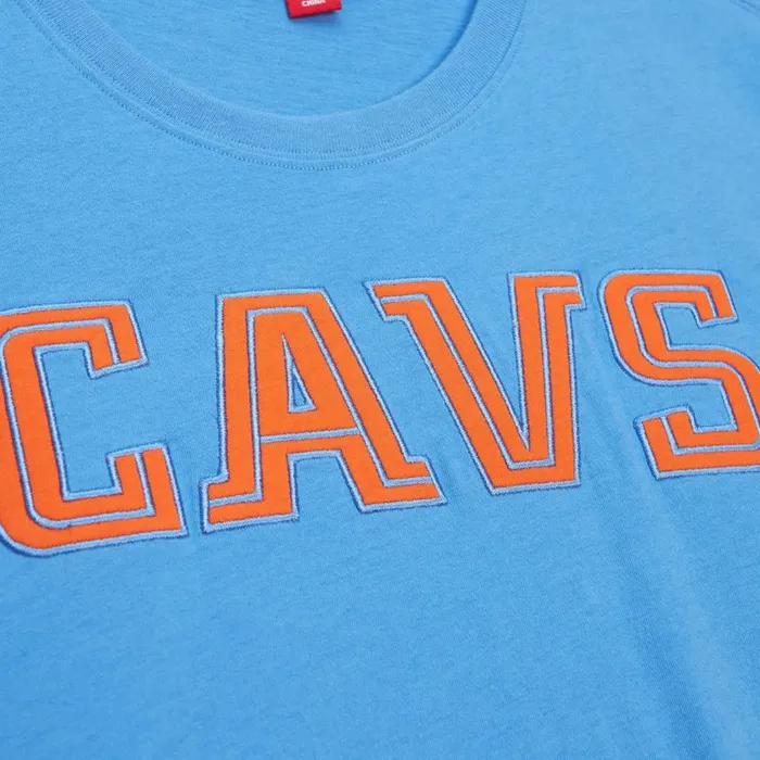 Mitchell and Ness Color Blocked SS Tee Cleveland Cavaliers Men TShirts and Tops Mitchell and Ness Color Blocked SS Tee Cleveland Cavaliers Men TShirts and Tops