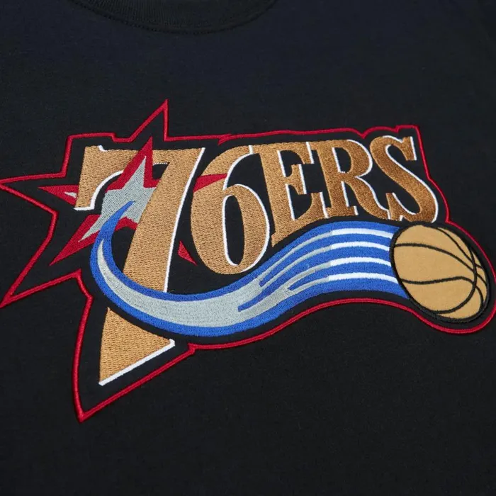 Mitchell and Ness Color Blocked SS Tee Philadelphia 76ers Men TShirts and Tops Mitchell and Ness Color Blocked SS Tee Philadelphia 76ers Men TShirts and Tops