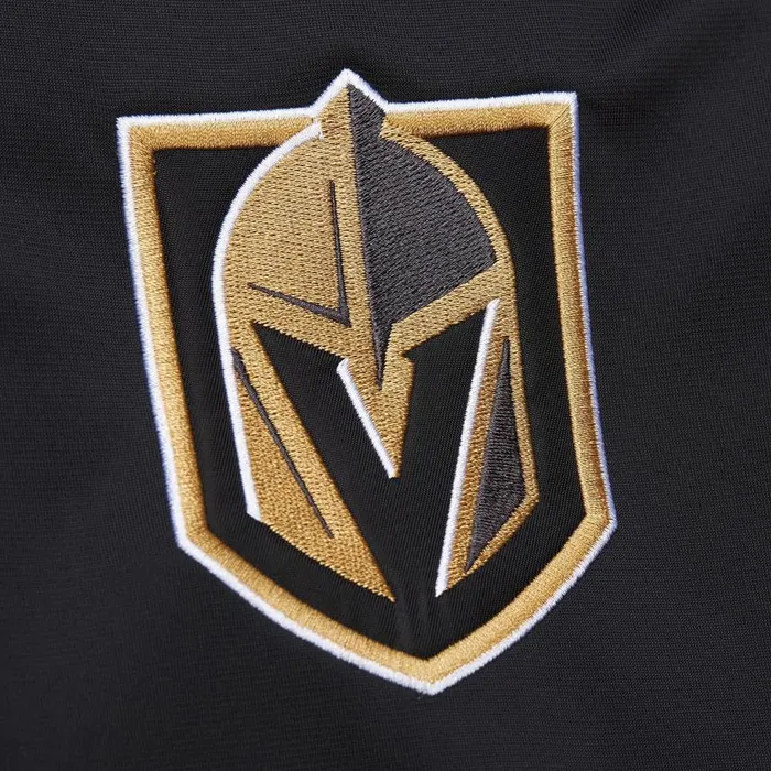 Mitchell and Ness Color Blocked Track Jacket Current Logo Vegas Golden Knights Men Jackets and Outerwear Mitchell and Ness Color Blocked Track Jacket Current Logo Vegas Golden Knights Men Jackets and Outerwear