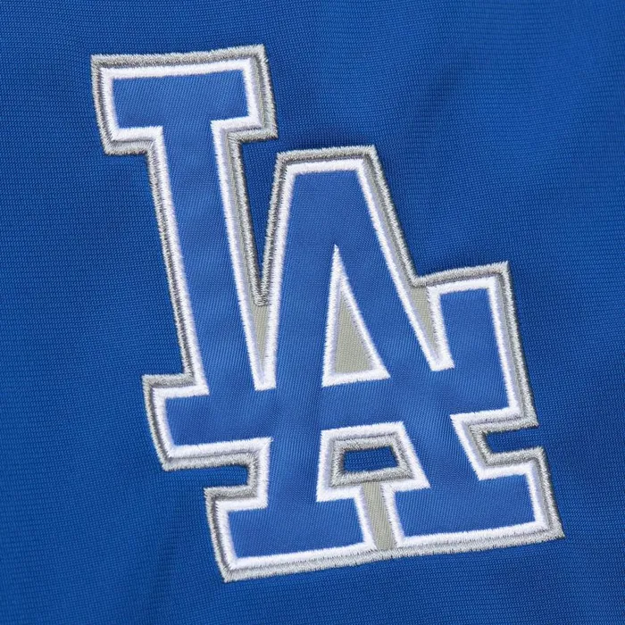 Mitchell and Ness Color Blocked Track Jacket Vintage Logo Los Angeles Dodgers Men Jackets and Outerwear Mitchell and Ness Color Blocked Track Jacket Vintage Logo Los Angeles Dodgers Men Jackets and Outerwear