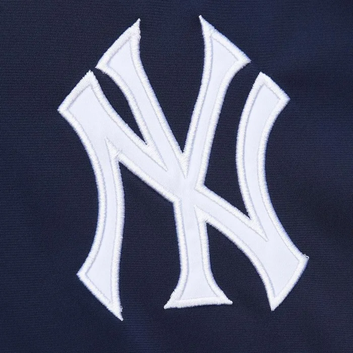 Mitchell and Ness Color Blocked Track Jacket Vintage Logo New York Yankees Men Jackets and Outerwear Mitchell and Ness Color Blocked Track Jacket Vintage Logo New York Yankees Men Jackets and Outerwear