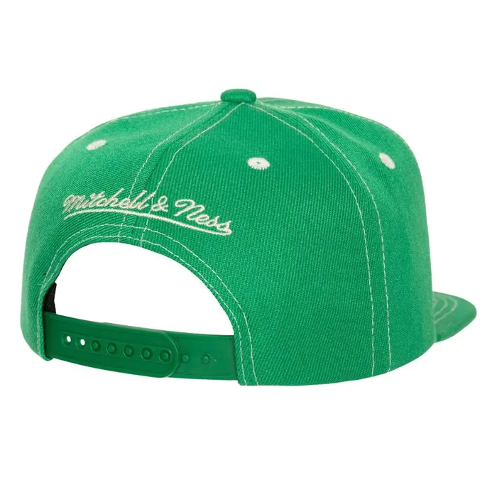 Mitchell and Ness Contrast Natural Snapback HWC Boston Celtics Men Hats and Headwear Mitchell and Ness Contrast Natural Snapback HWC Boston Celtics Men Hats and Headwear