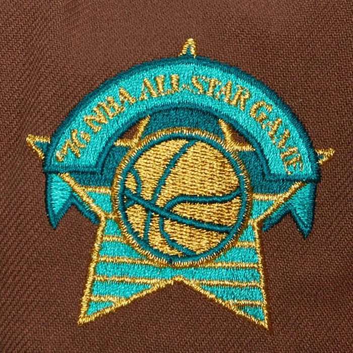 Mitchell and Ness Copper Top Fitted HWC Philadelphia 76ers Men Hats and Headwear Mitchell and Ness Copper Top Fitted HWC Philadelphia 76ers Men Hats and Headwear