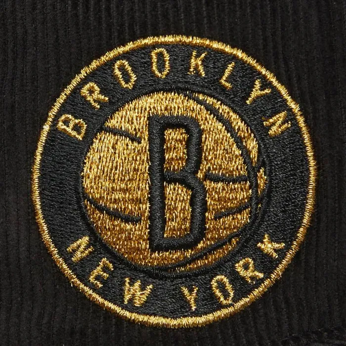 Mitchell and Ness Cord Script Snapback Brooklyn Nets Men Hats and Headwear Mitchell and Ness Cord Script Snapback Brooklyn Nets Men Hats and Headwear