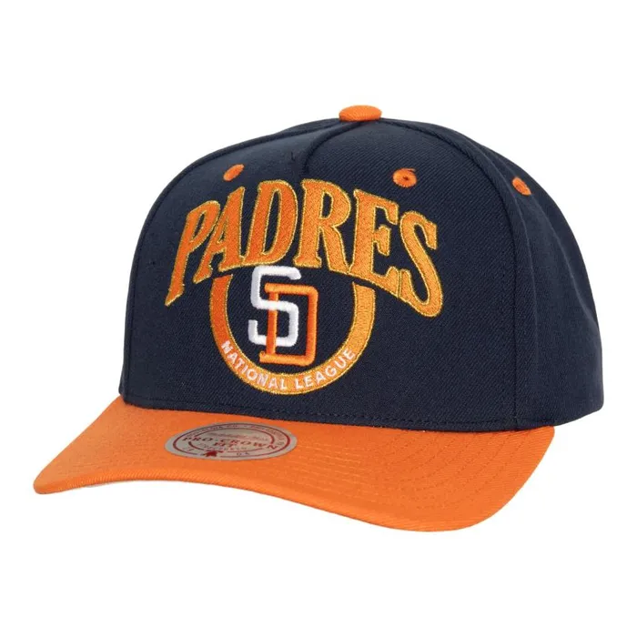 Mitchell and Ness Crown Jewels Pro Snapback Coop San Diego Padres Men Hats and Headwear Mitchell and Ness Crown Jewels Pro Snapback Coop San Diego Padres Men Hats and Headwear