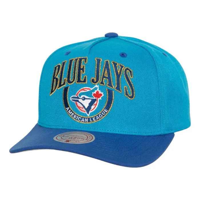 Mitchell and Ness Crown Jewels Pro Snapback Coop Toronto Blue Jays Men Hats and Headwear Mitchell and Ness Crown Jewels Pro Snapback Coop Toronto Blue Jays Men Hats and Headwear