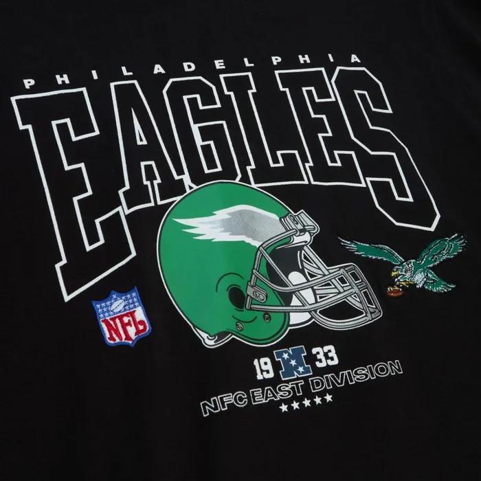 Mitchell and Ness Division LS Tee Philadelphia Eagles Men TShirts and Tops Mitchell and Ness Division LS Tee Philadelphia Eagles Men TShirts and Tops