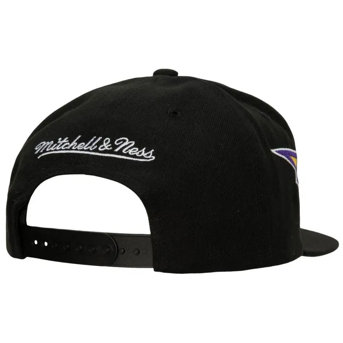 Mitchell and Ness Double Trouble Snapback Los Angeles Lakers Men Hats and Headwear Mitchell and Ness Double Trouble Snapback Los Angeles Lakers Men Hats and Headwear