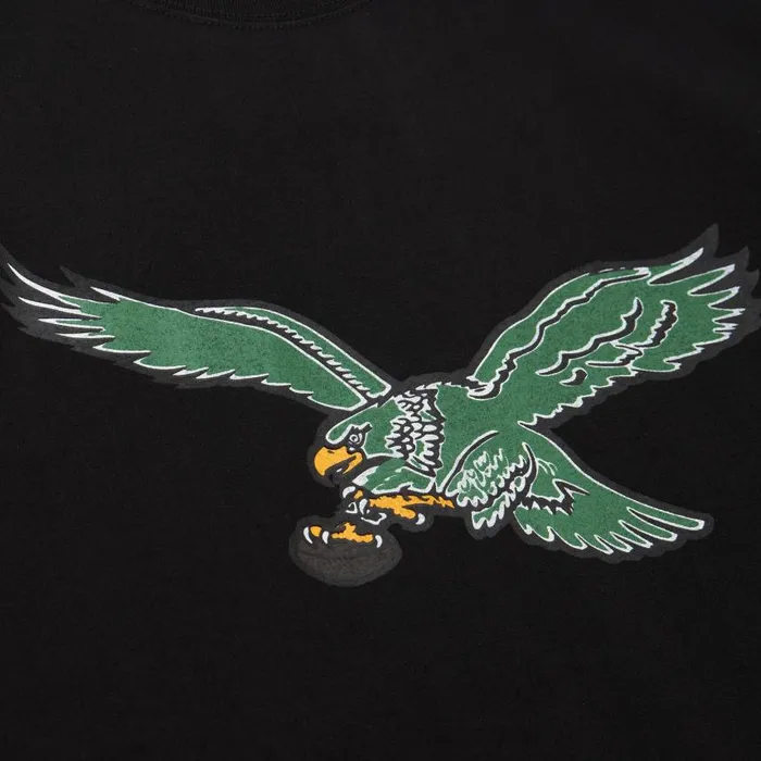 Mitchell and Ness Fashion Oversized SS Tee Vintage Logo Philadelphia Eagles Men TShirts and Tops