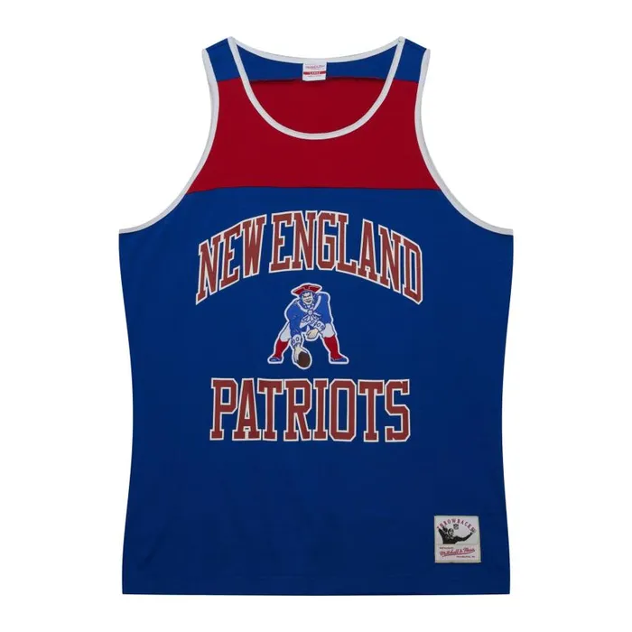 Mitchell and Ness Heritage Color Blocked Tank Top New England Patriots Men TShirts and Tops Mitchell and Ness Heritage Color Blocked Tank Top New England Patriots Men TShirts and Tops