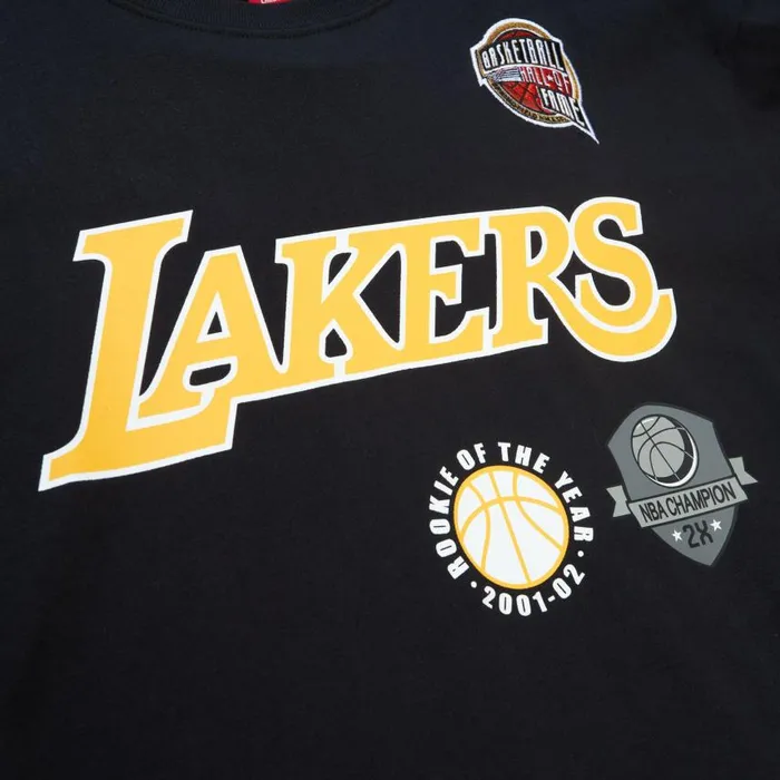Mitchell and Ness HOF NandN Premium Tee Los Angeles Lakers Pau Gasol Men TShirts and Tops Mitchell and Ness HOF NandN Premium Tee Los Angeles Lakers Pau Gasol Men TShirts and Tops