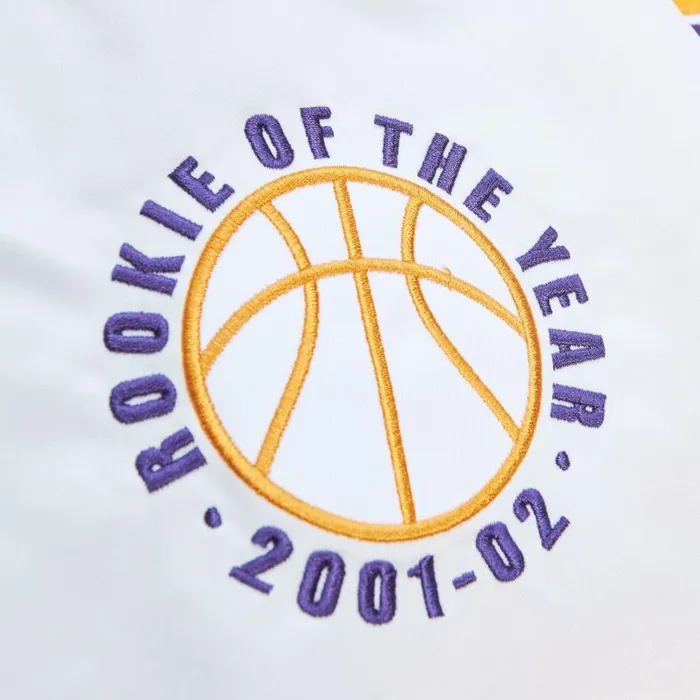 Mitchell and Ness HOF NandN Satin Jacket Los Angeles Lakers Pau Gasol Men Jackets and Outerwear Mitchell and Ness HOF NandN Satin Jacket Los Angeles Lakers Pau Gasol Men Jackets and Outerwear