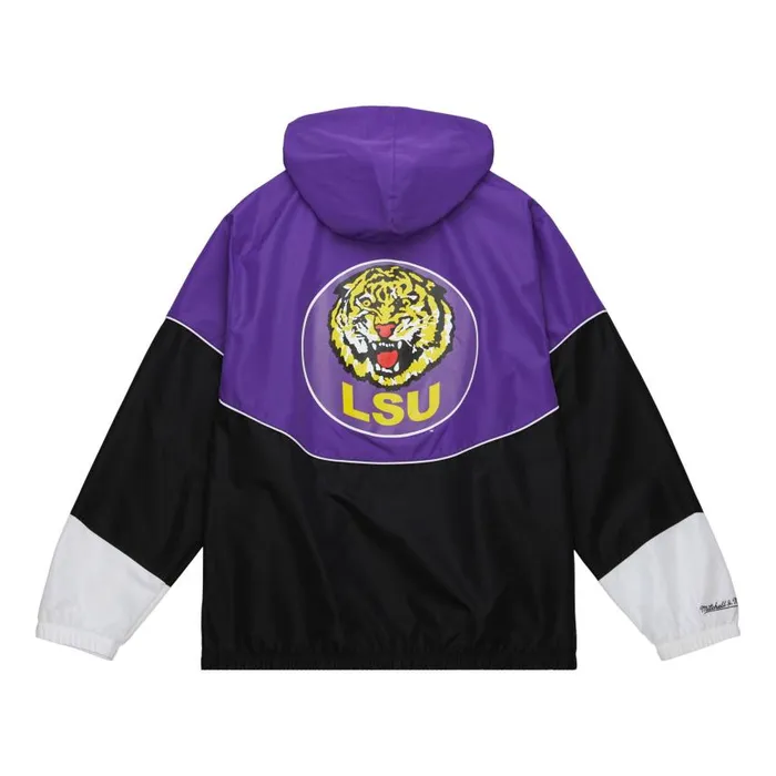 Mitchell and Ness Home Team Lightweight Windbreaker Louisiana State University Men Jackets and Outerwear Mitchell and Ness Home Team Lightweight Windbreaker Louisiana State University Men Jackets and Outerwear