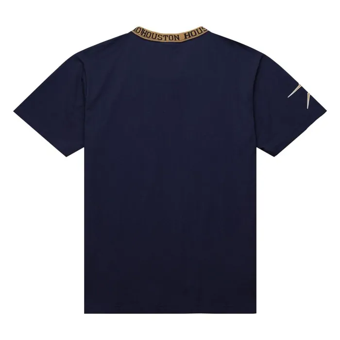 Mitchell and Ness Jacquard Ringer SS Tee Vintage Logo Houston Astros Men TShirts and Tops Mitchell and Ness Jacquard Ringer SS Tee Vintage Logo Houston Astros Men TShirts and Tops