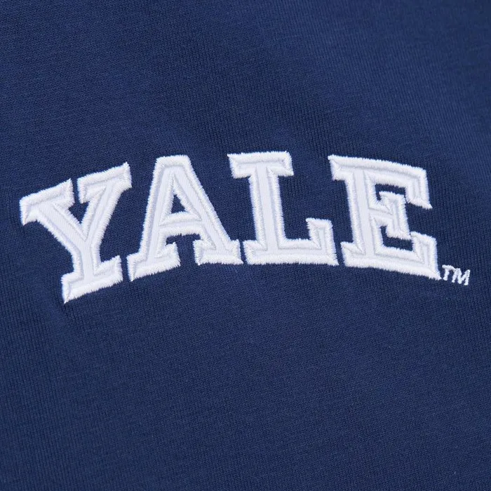 Mitchell and Ness Jaquard Ringer SS Tee Vintage Logo Yale University Men TShirts and Tops Mitchell and Ness Jaquard Ringer SS Tee Vintage Logo Yale University Men TShirts and Tops