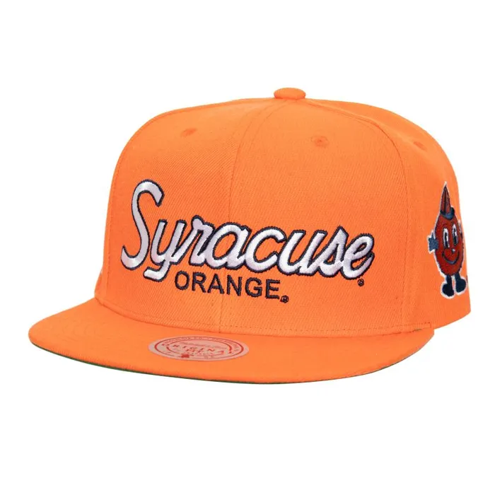 Mitchell and Ness Just Don Team Snapback Syracuse University Men Hats and Headwear Mitchell and Ness Just Don Team Snapback Syracuse University Men Hats and Headwear