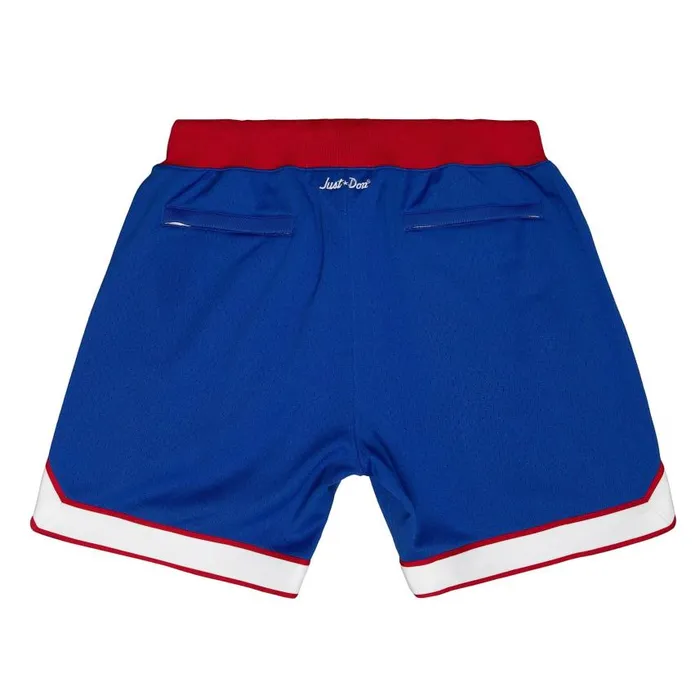 Mitchell and Ness Just Don Throwbacks Shorts Buffalo Bills Men Shorts Mitchell and Ness Just Don Throwbacks Shorts Buffalo Bills Men Shorts