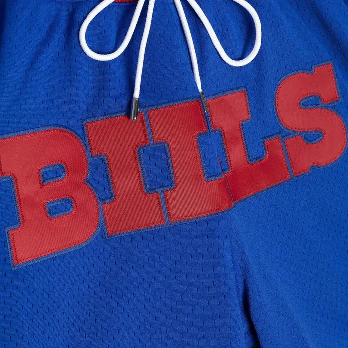 Mitchell and Ness Just Don Throwbacks Shorts Buffalo Bills Men Shorts Mitchell and Ness Just Don Throwbacks Shorts Buffalo Bills Men Shorts