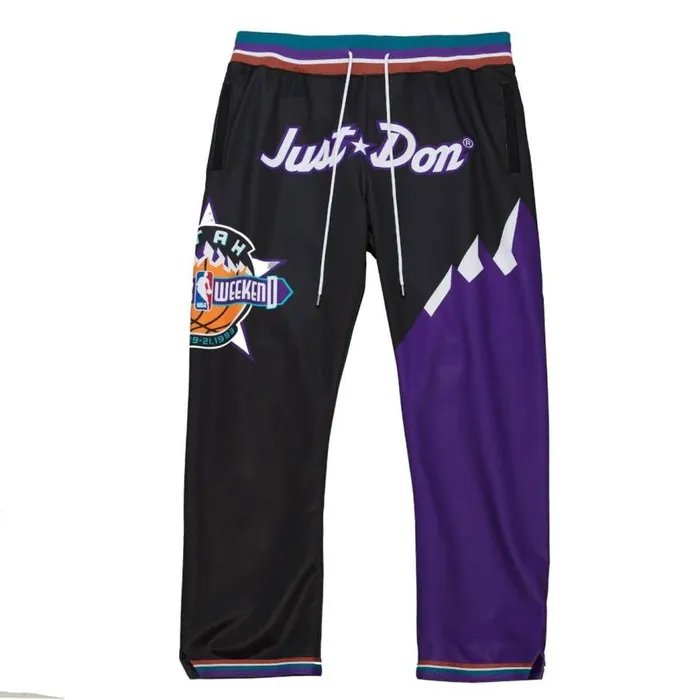 Mitchell and Ness Just Don Utah Jazz Warm Up Pants NBA All Star 199394 Men Shorts Mitchell and Ness Just Don Utah Jazz Warm Up Pants NBA All Star 199394 Men Shorts