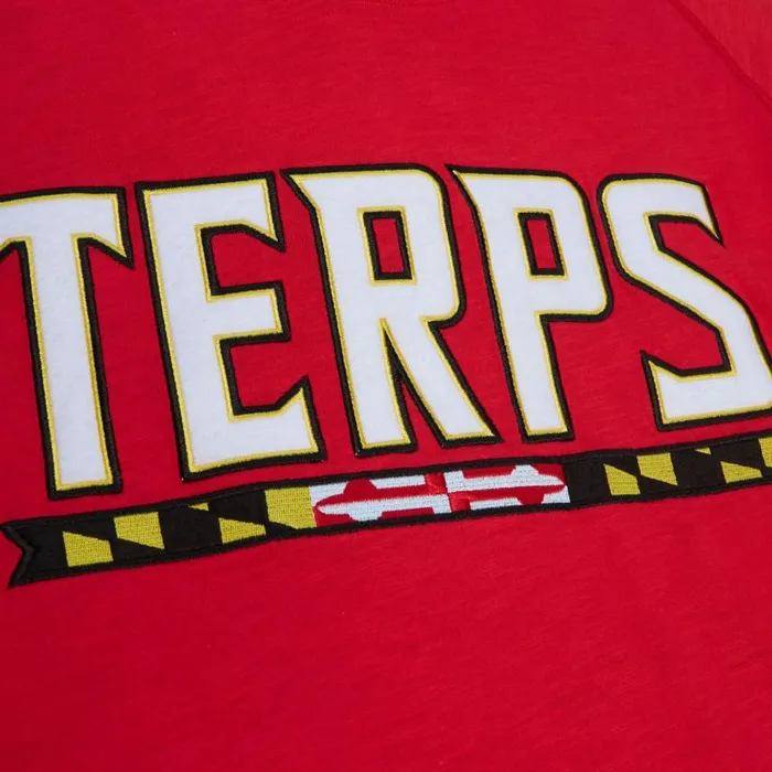 Mitchell and Ness Legendary Slub LS Hoodie University Of Maryland Men Hoodies and Sweatshirts Mitchell and Ness Legendary Slub LS Hoodie University Of Maryland Men Hoodies and Sweatshirts