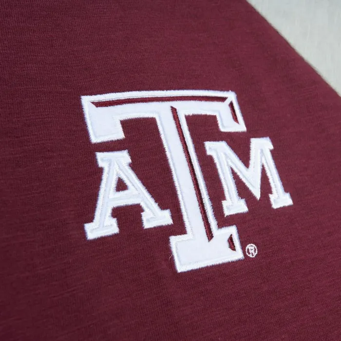 Mitchell and Ness Legendary Slub LS Tee Texas AandM University Men TShirts and Tops Mitchell and Ness Legendary Slub LS Tee Texas AandM University Men TShirts and Tops