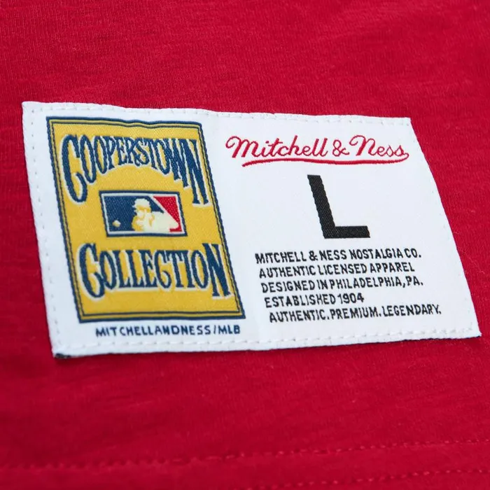 Mitchell and Ness Legendary Slub SS Tee Cincinnati Reds Men TShirts and Tops Mitchell and Ness Legendary Slub SS Tee Cincinnati Reds Men TShirts and Tops