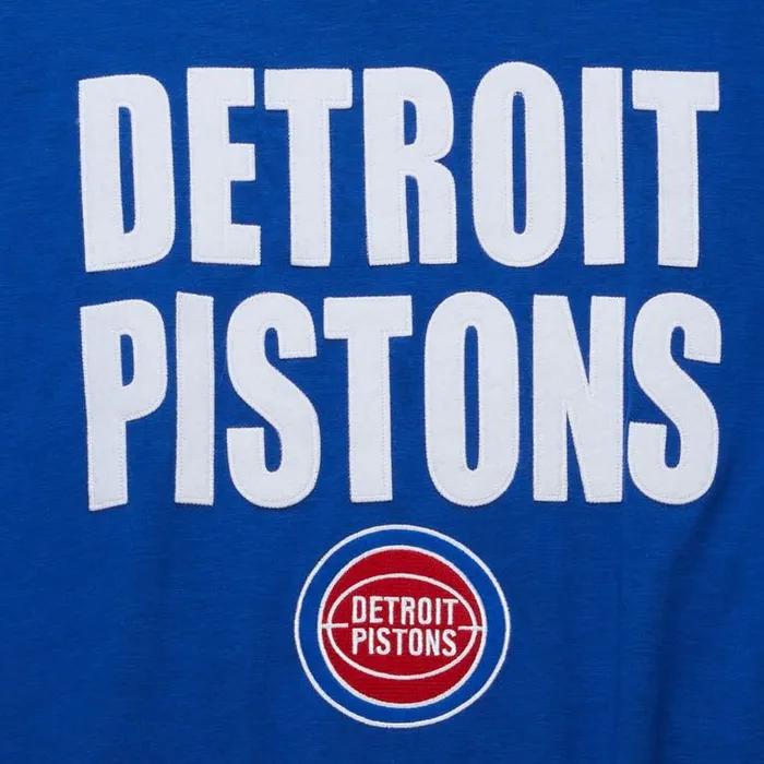 Mitchell and Ness Legendary Slub SS Tee Detroit Pistons Men TShirts and Tops
