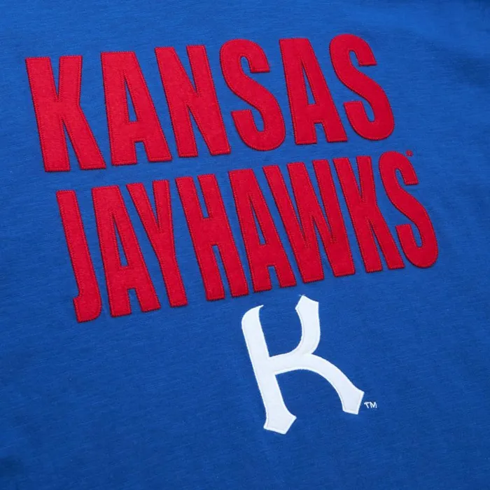 Mitchell and Ness Legendary Slub SS Tee University Of Kansas Men TShirts and Tops Mitchell and Ness Legendary Slub SS Tee University Of Kansas Men TShirts and Tops