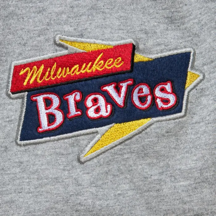 Mitchell and Ness Legends SS Tee Milwaukee Braves Hank Aaron Men TShirts and Tops Mitchell and Ness Legends SS Tee Milwaukee Braves Hank Aaron Men TShirts and Tops
