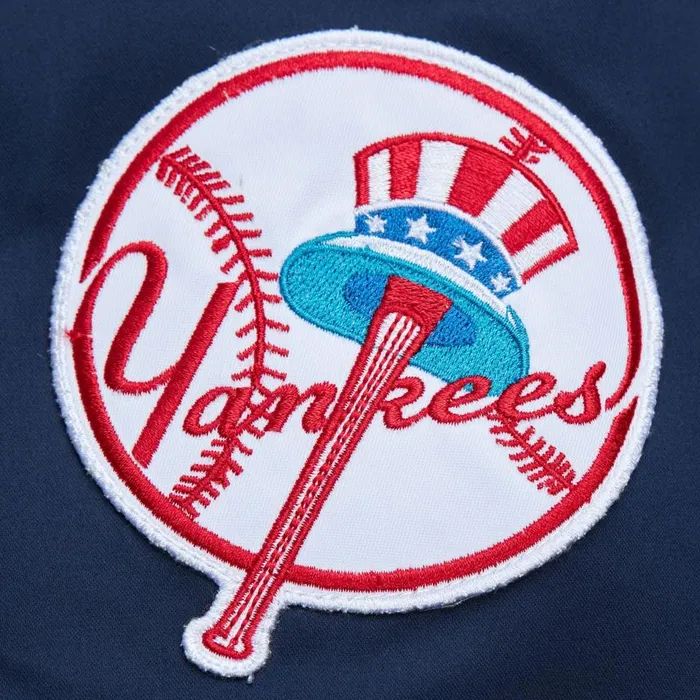 Mitchell and Ness Lightweight Satin Bomber Vintage Logo New York Yankees Men Jackets and Outerwear Mitchell and Ness Lightweight Satin Bomber Vintage Logo New York Yankees Men Jackets and Outerwear