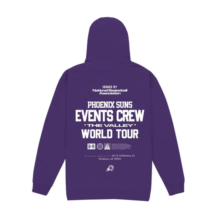 Mitchell and Ness MandN X BR Crew Hoodie Phoenix Suns Men Hoodies and Sweatshirts Mitchell and Ness MandN X BR Crew Hoodie Phoenix Suns Men Hoodies and Sweatshirts