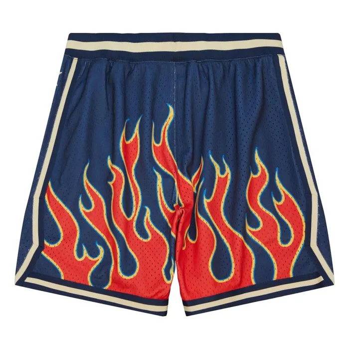 Mitchell and Ness MandN X JFG Flame Shorts Chicago Cubs Men Shorts Mitchell and Ness MandN X JFG Flame Shorts Chicago Cubs Men Shorts