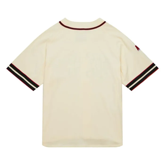 Mitchell and Ness MandN X Melody Ehsani Baseball Jersey Philadelphia 76ers Women TShirts and Tops