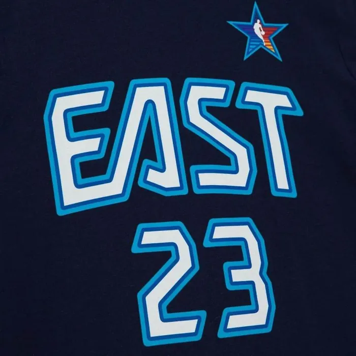 Mitchell and Ness Name and Number Tee AllStar East Lebron James Kids TShirts and Tops Mitchell and Ness Name and Number Tee AllStar East Lebron James Kids TShirts and Tops