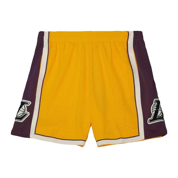 Mitchell and Ness Off Court Chenille Swingman Los Angeles Lakers 200910 Shorts Men Shorts Mitchell and Ness Off Court Chenille Swingman Los Angeles Lakers 200910 Shorts Men Shorts