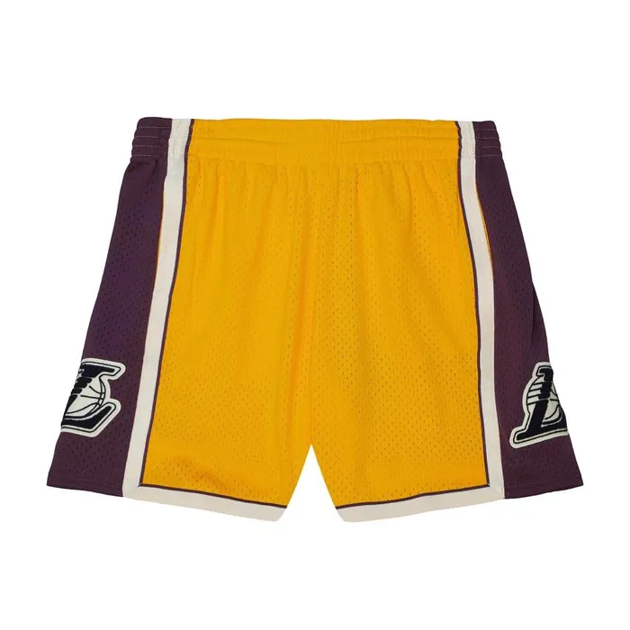 Mitchell and Ness Off Court Chenille Swingman Los Angeles Lakers 200910 Shorts Men Shorts