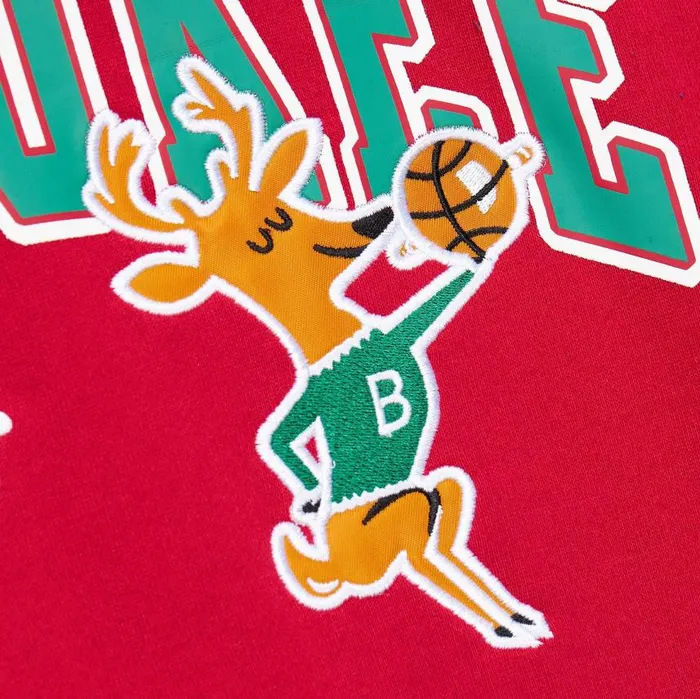 Mitchell and Ness Premium Fleece Hoodie Vintage Logo Milwaukee Bucks Men Hoodies and Sweatshirts Mitchell and Ness Premium Fleece Hoodie Vintage Logo Milwaukee Bucks Men Hoodies and Sweatshirts