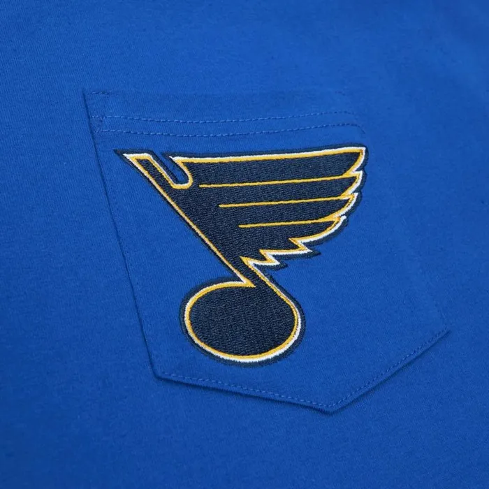 Mitchell and Ness Premium Pocket Tee St Louis Blues Men TShirts and Tops Mitchell and Ness Premium Pocket Tee St Louis Blues Men TShirts and Tops