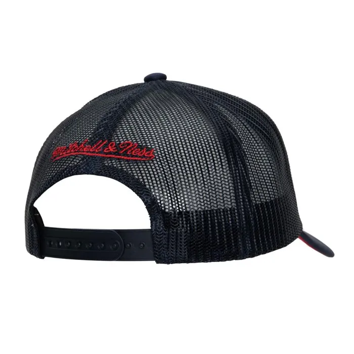 Mitchell and Ness Puff The Magic Trucker Snapback HWC New Jersey Nets Men Hats and Headwear Mitchell and Ness Puff The Magic Trucker Snapback HWC New Jersey Nets Men Hats and Headwear