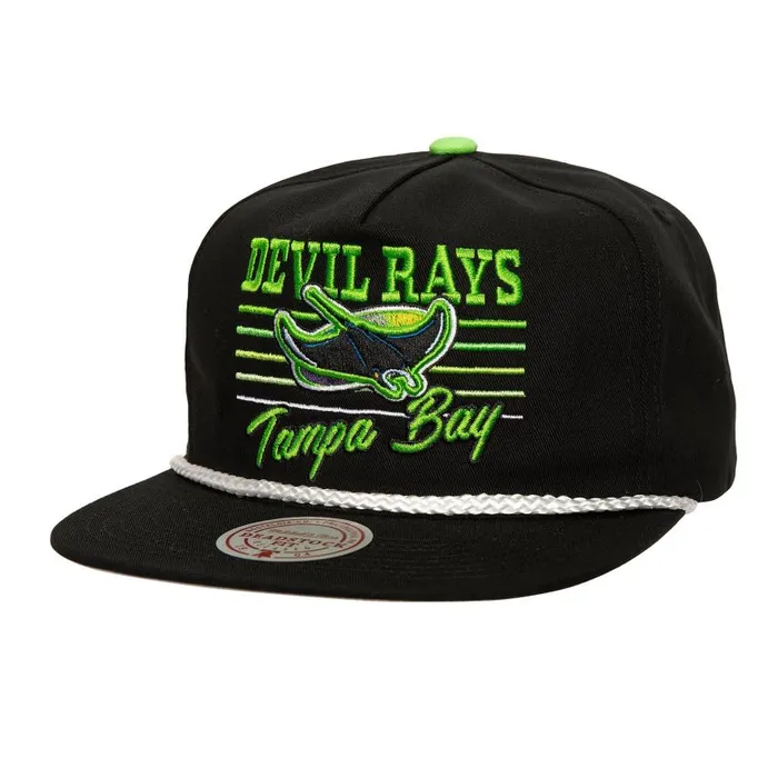 Mitchell and Ness Radiant Lines Deadstock Snapback Coop Tampa Bay Rays Men Hats and Headwear Mitchell and Ness Radiant Lines Deadstock Snapback Coop Tampa Bay Rays Men Hats and Headwear