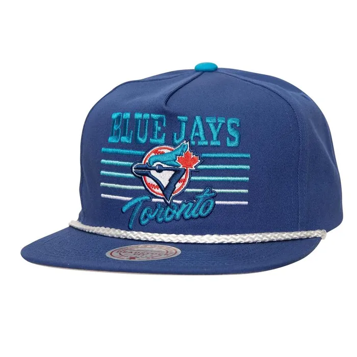 Mitchell and Ness Radiant Lines Deadstock Snapback Coop Toronto Blue Jays Men Hats and Headwear Mitchell and Ness Radiant Lines Deadstock Snapback Coop Toronto Blue Jays Men Hats and Headwear
