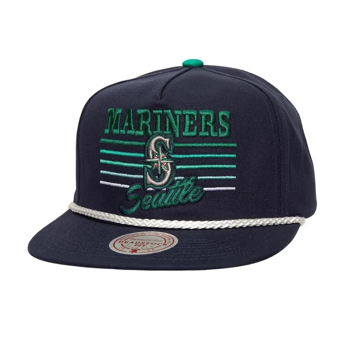 Mitchell and Ness Radiant Lines Deadstock Snapback Seattle Mariners Men Hats and Headwear Mitchell and Ness Radiant Lines Deadstock Snapback Seattle Mariners Men Hats and Headwear