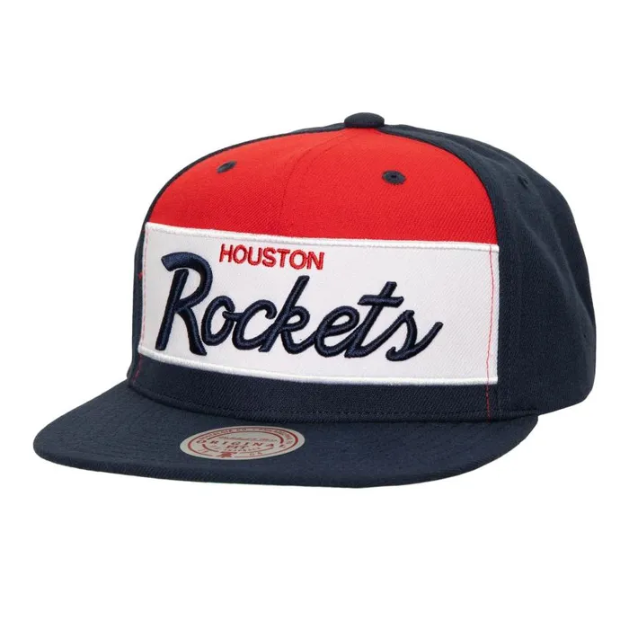 Mitchell and Ness Retro Sport Snapback HWC Houston Rockets Men Hats and Headwear Mitchell and Ness Retro Sport Snapback HWC Houston Rockets Men Hats and Headwear