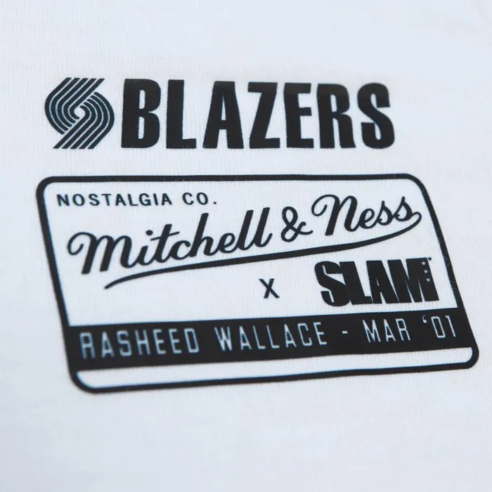 Mitchell and Ness Slam Cover Portland Trail Blazers Rasheed Wallace Men TShirts and Tops Mitchell and Ness Slam Cover Portland Trail Blazers Rasheed Wallace Men TShirts and Tops