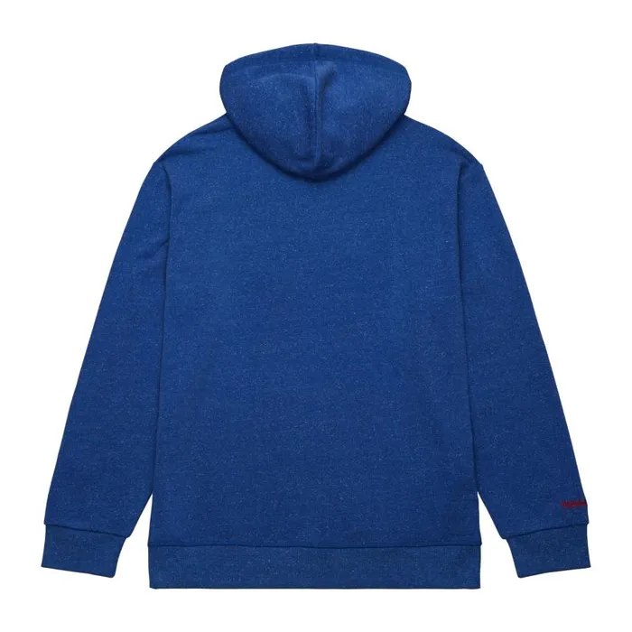 Mitchell and Ness Snow Washed Fleece Hoodie Atlanta Braves Men Hoodies and Sweatshirts